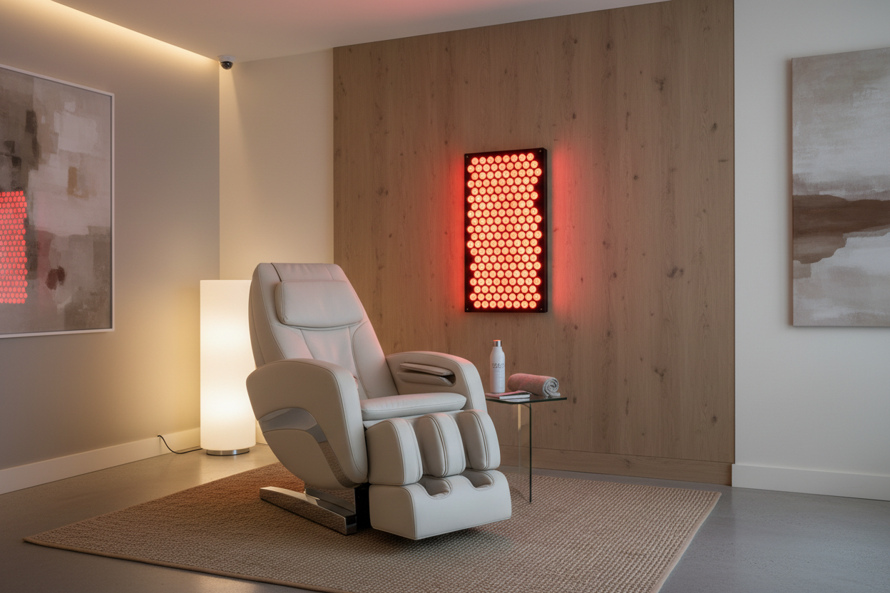 Slideshow Image 2 - Massage Chair & Red Light Therapy Panel